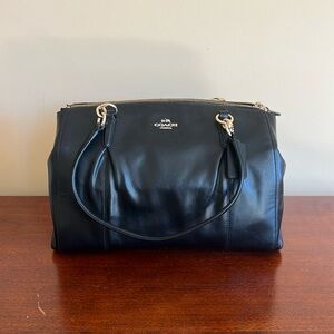 Coach black medium bag